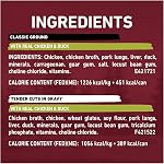 Purina ONE True Instinct Wet Dog Food, coupes classiques au sol et coupes d'appel d'offres dans le pack de variétés de graisse - 368 g x 12 Peut (1 Boîte)