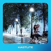 Vista 8 de KastLite Accesorio de iluminación combinado de poste de lámpara Lente acrílica transparente de 16 pulgadas con clips de ala negra Se adapta a