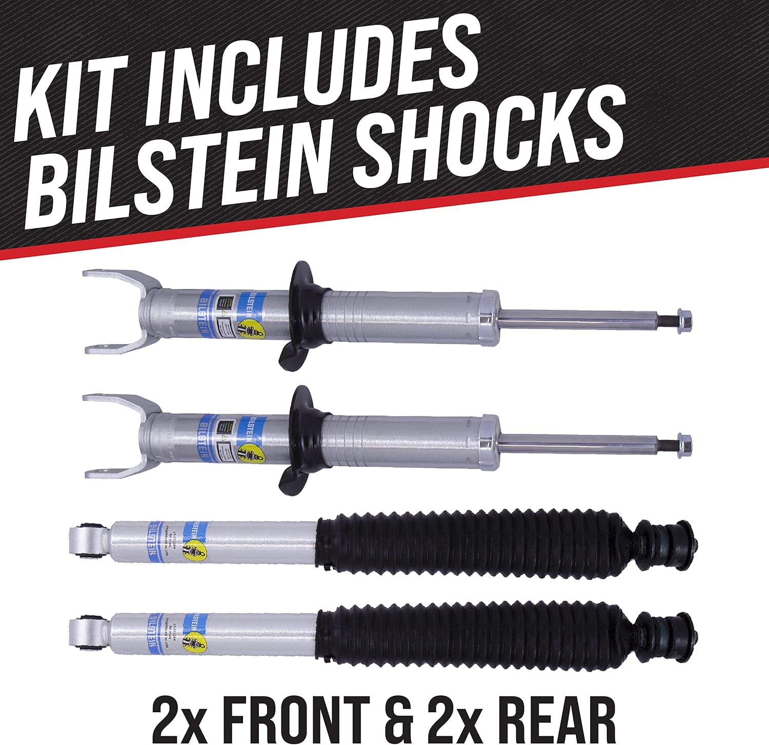 ReadyLIFT SST Lift Kit and Bilstein 5100 Shocks for 2019-2022 Ram 1500 4WD 2WD | Provides 3.5 Inch Front, 2 Inch Rear Lift, 35 Inch Max Tires | Includes TrendsAuto Decal | 69-1935 24-300872 24-233354