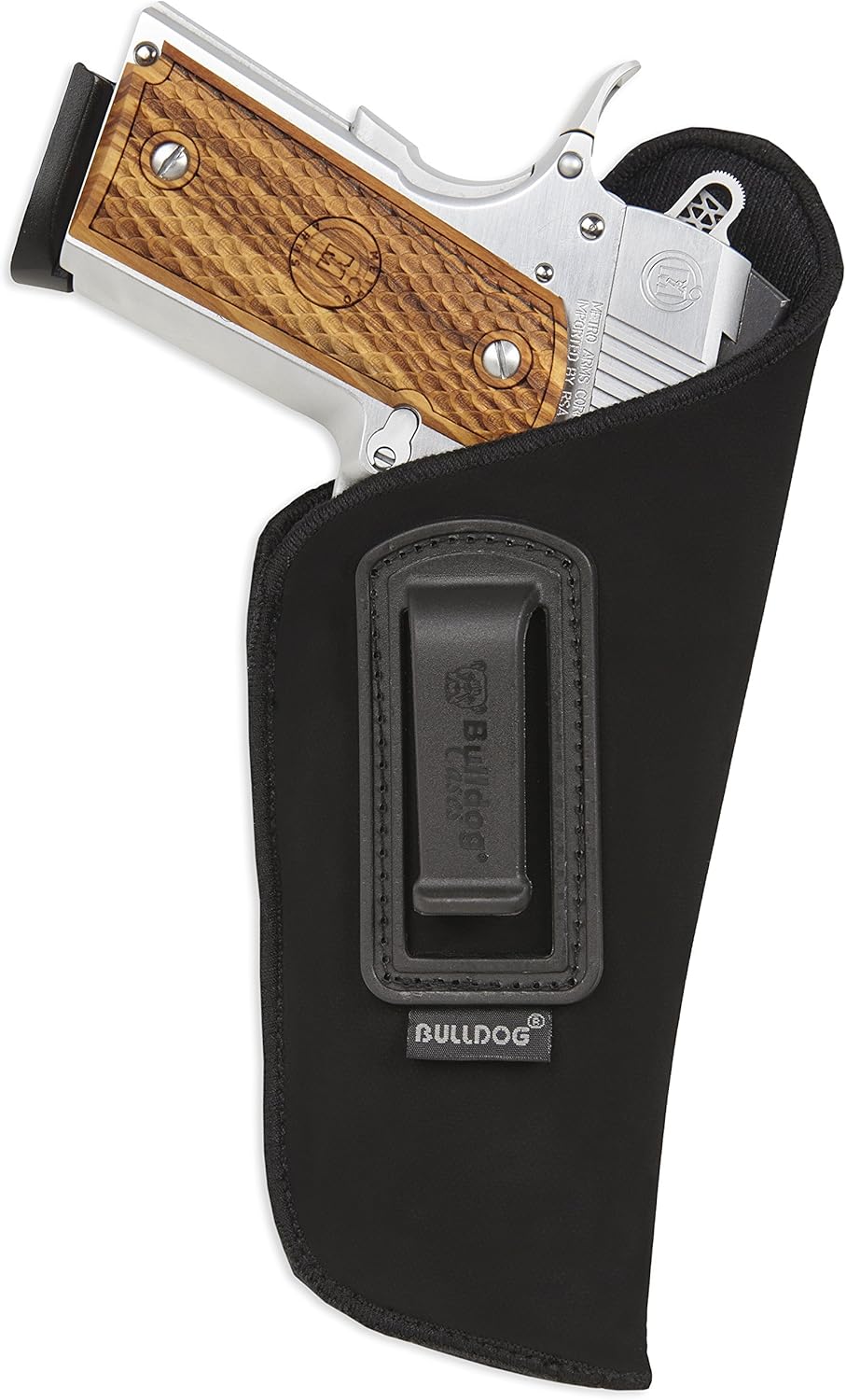 Bulldog Cases DIP-7 Deluxe Inside Pants Holster with Polymer Clip Fits most standard semi-autos w/ 2-4" Barrels (Glock 19, M&P ect.)