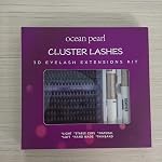 Lash Extension Kit 30D+40D Eyelash Extension Kit 320 Pcs Lash Clusters 10-16mm Cluster Individual Lashes with Bond and Seal Lash Remover and Tweezers