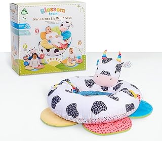 Early Learning Centre Blossom Farm Martha Moo Sit Me Up Cozy, Sensory and Physical Development Infant Toy, Kids Toys for Ages 0+, Gifts and Presents, Amazon Exclusive