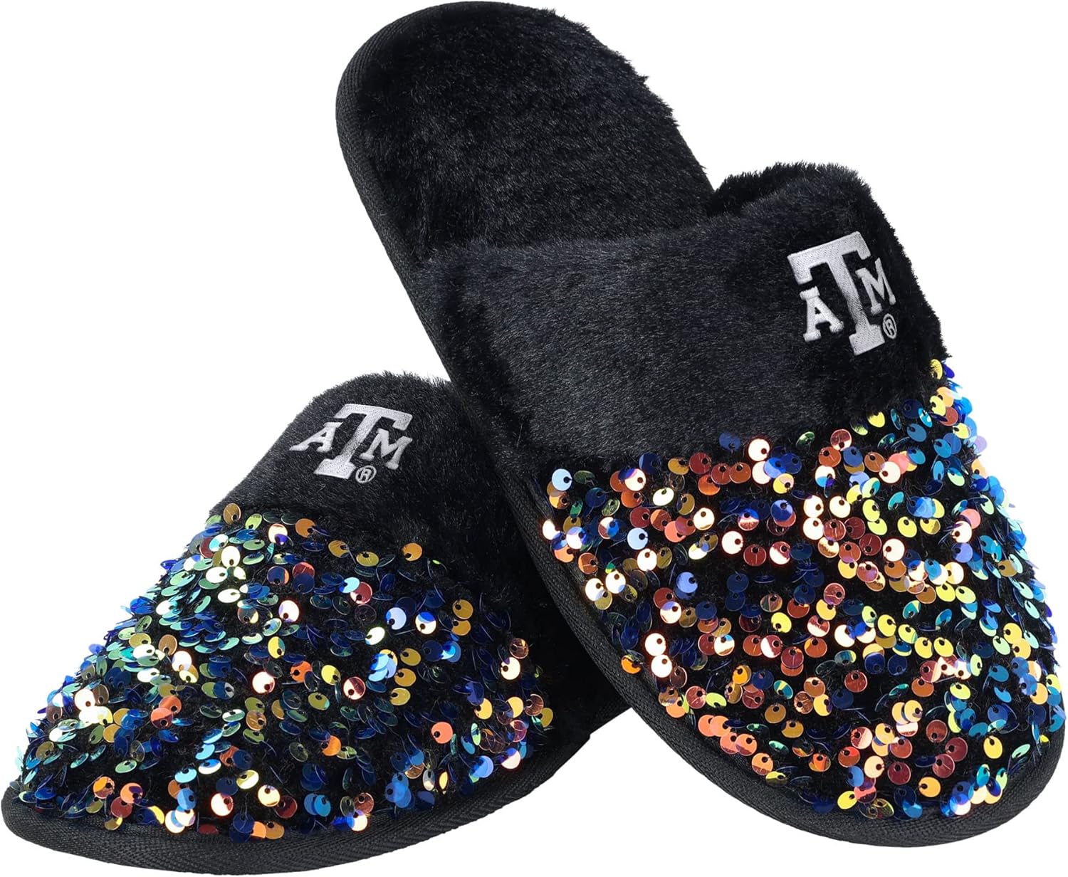 FOCO テキサス A&amp;M スパンコールスリッパ レディース Mサイズ