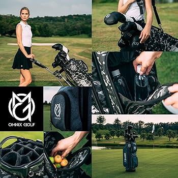 Omnix Golf Cart Bag for Men & Women - 14-Way Full-Length