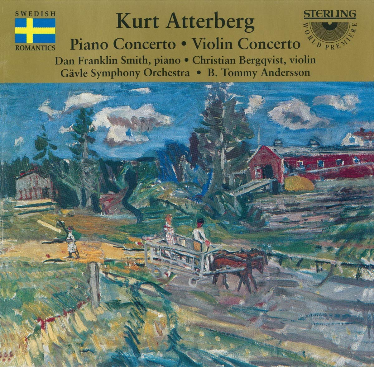 Atterberg: Piano Concerto / Violin Concerto / Andersson / Sterling CD CDS-1034-2