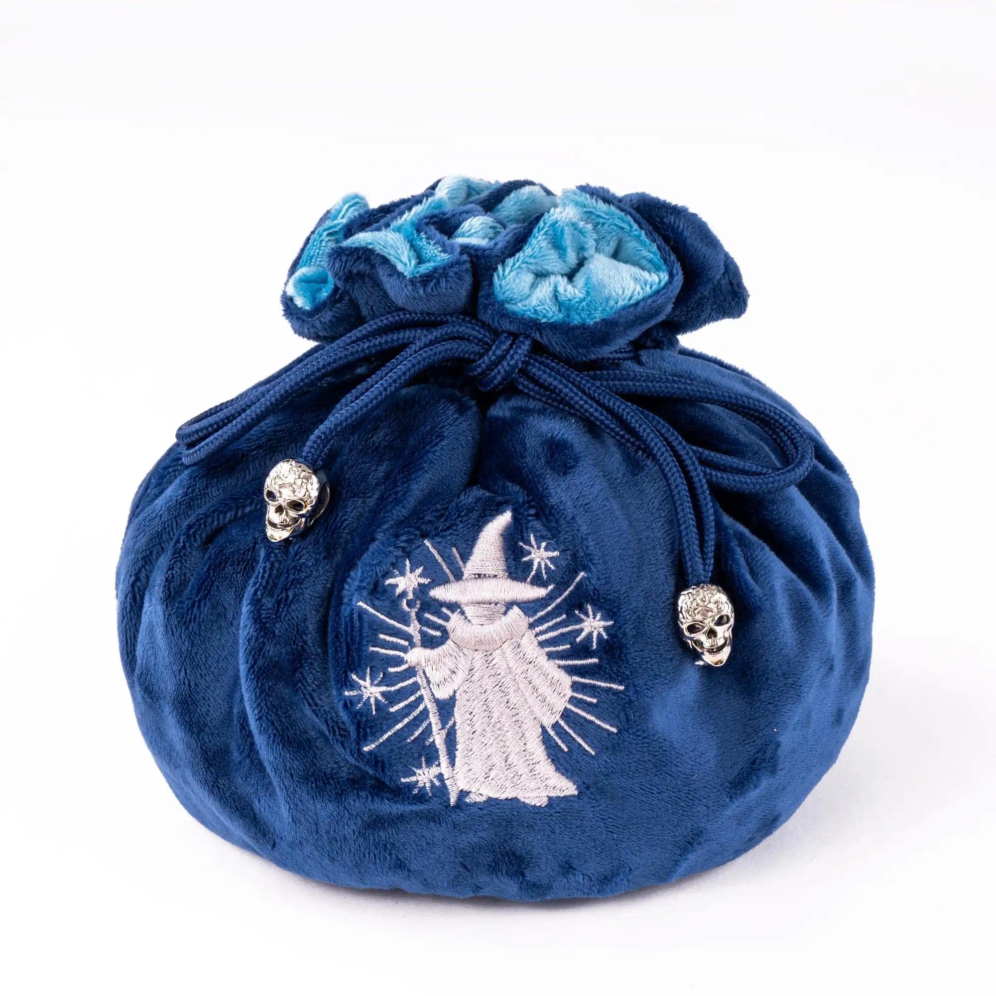 KSNDie Large Dice Bags with Pockets Navy Blue Storage Bag for DND RPG Games — image 1