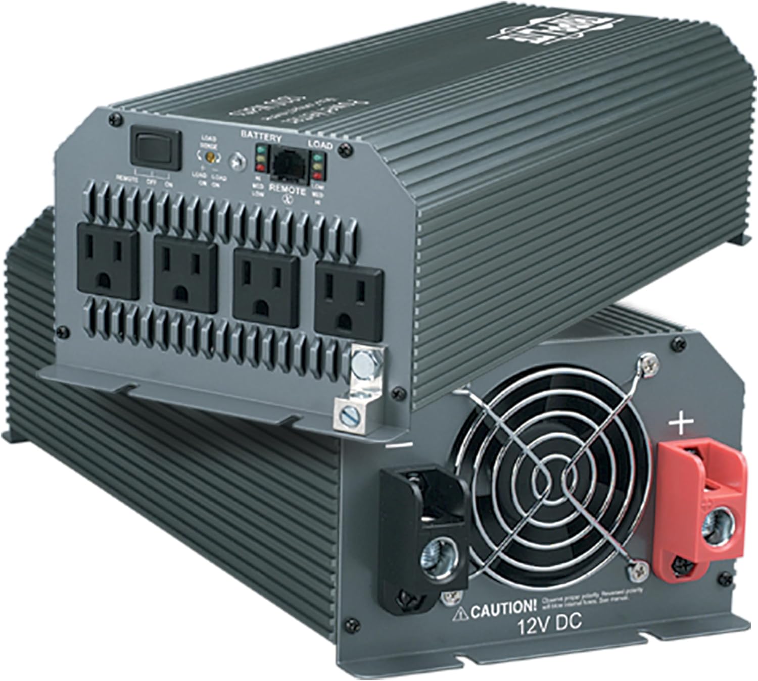 Tripp Lite PV1800HF Power Inverter front and back view