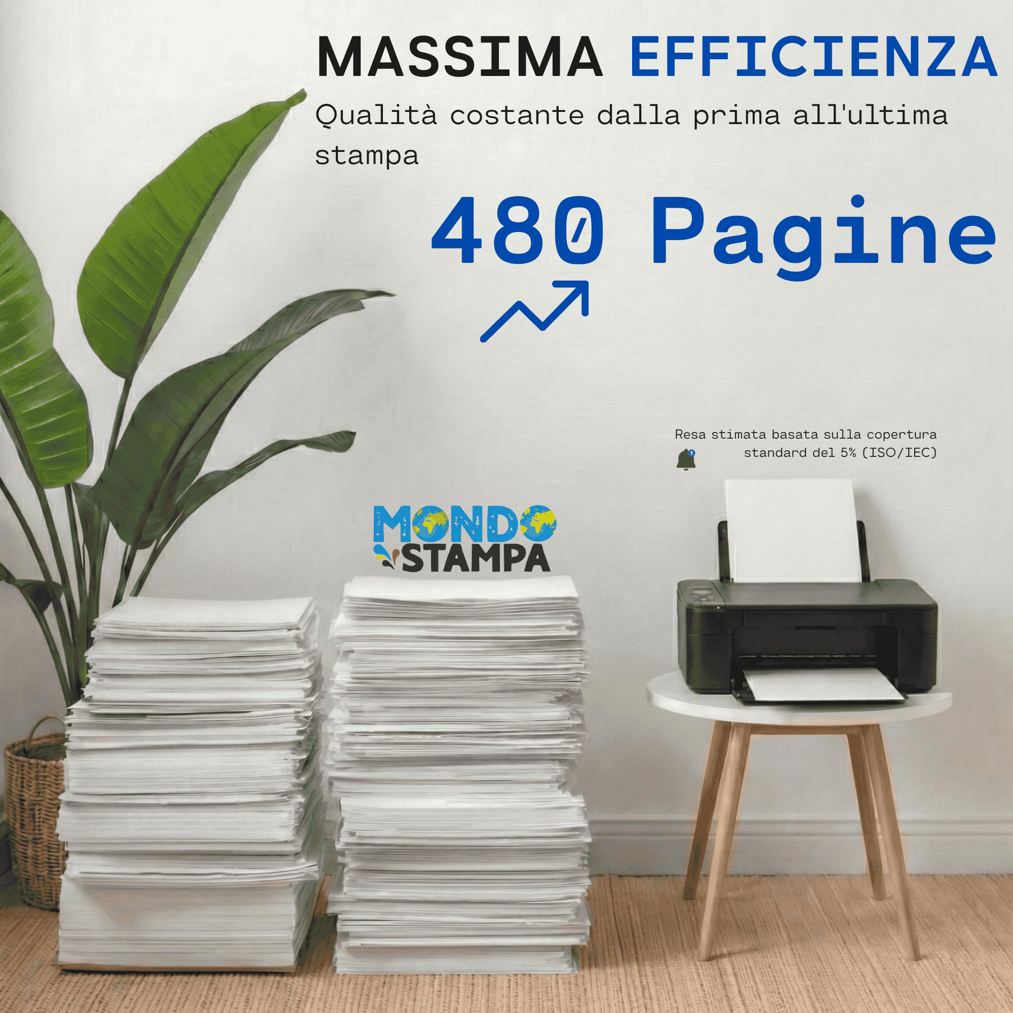 Cartuccia Compatibile 302XL Nero PREMIUM per HP DeskJet 3630 2130 1110, Envy 4520 4527, OfficeJet 3830 4650 5230 5220 - Alta Capacità, Inchiostro Alta Densità, Resa 480 Pagine, Rigenerata