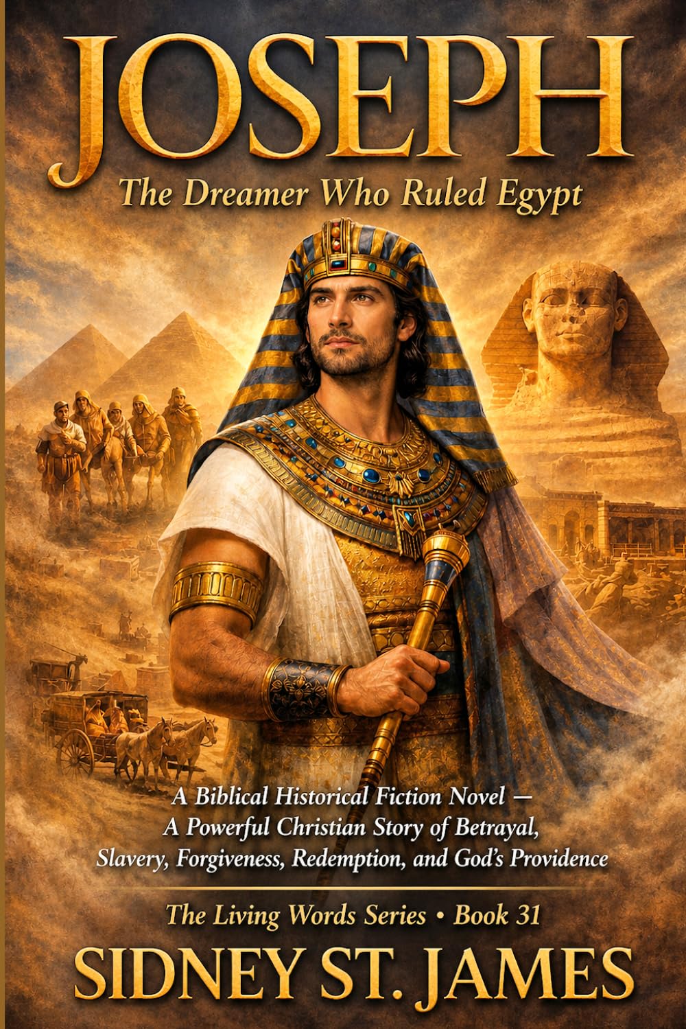 Joseph - The Dreamer Who Ruled Egypt: A Biblical Historical Fiction Novel - A Powerful Christian Story of Betrayal, Slavery, Forgiveness, Redemption, and God’s Providence (The Living Words Series)