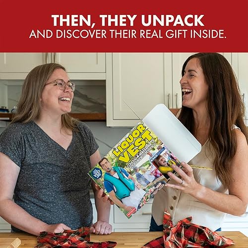 Miniatura 134 de Prank Pack - Caja de regalo para bromas de red de cabeza Noggin Net, envuelve tu regalo real en una divertida y auténtica caja de regalo, caja