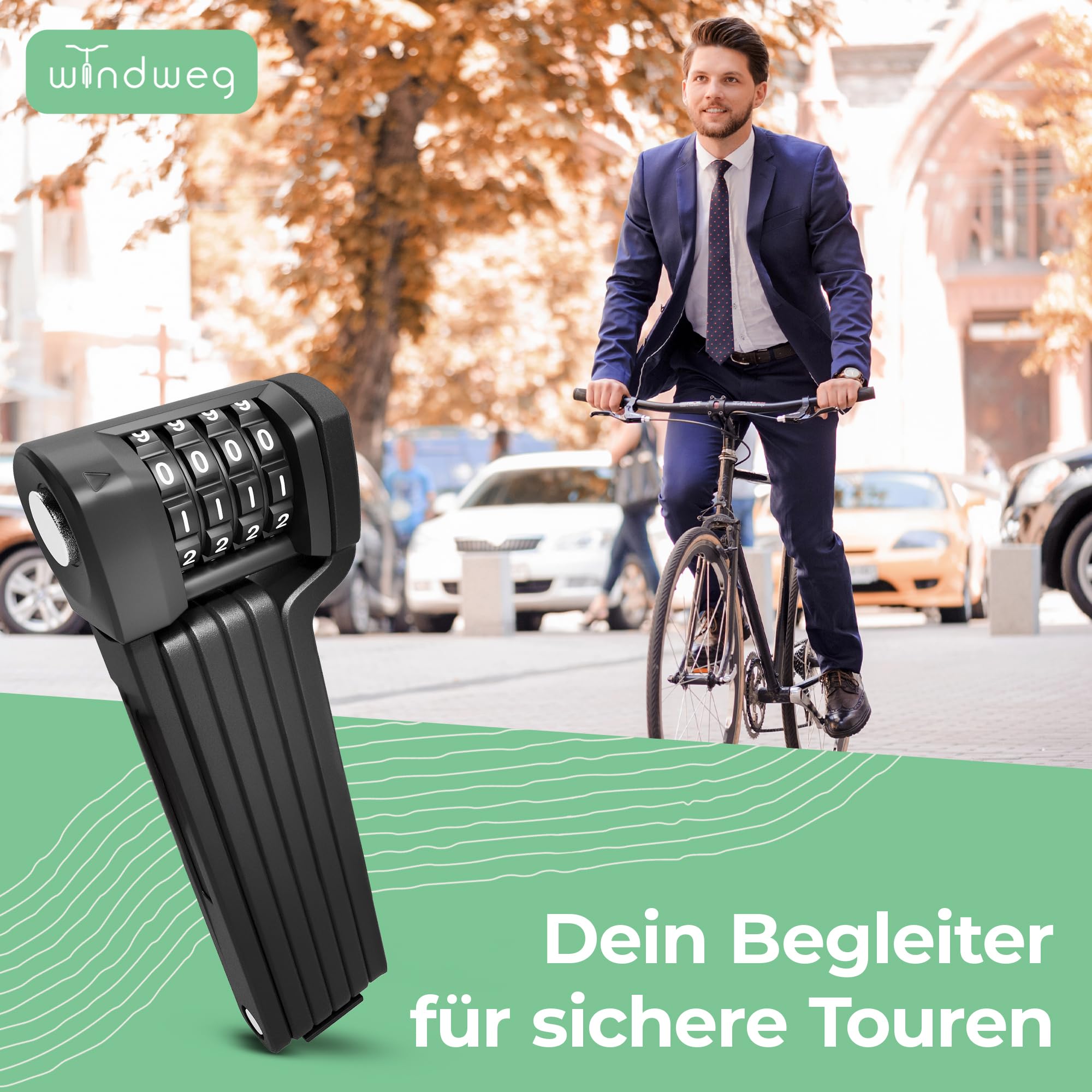 Faltschloss Fahrrad Diebstahlsicher [90cm] - Fahrradschloss hohe Sicherheit mit Halterung - Fahrradschloss Zahlenschloss, Fahrrad Schloss Faltschloss, bike lock, ebike, sh, Zahlencode