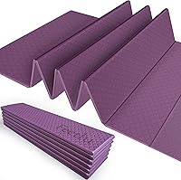 Vista 7 de Foldable Yoga Exercise Mat – Lightweight, Anti-Slip, and Easy to Store for Yoga, Pilates, Home Workouts, and Floor Exercises