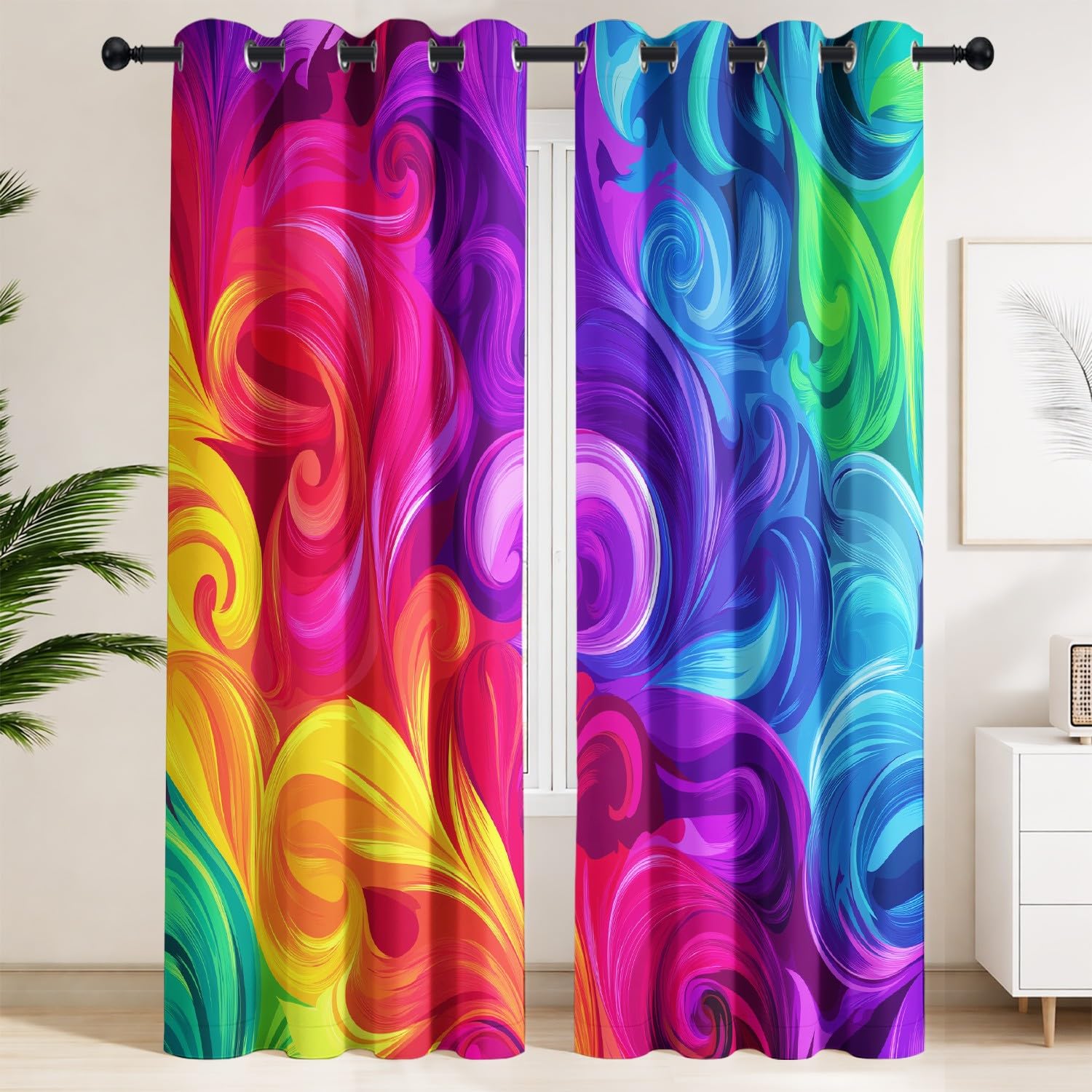 Rideaux thermiques anti-lumière et froid pour retrouver le sommeil avec style et couleur