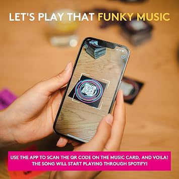 Jumbo Hitster - The Music Fun Party Quiz Card Game, 2-10 Players - 300 Plus Iconic Music Hits - Great for Adult and Family Game Night