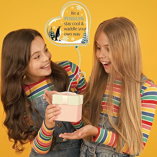 Miniatura 5 de Kathfly Regalos inspiradores para mujeres, recuerdo de corazón acrílico, regalo inspirador para novia, esposa, niñas, hija, en Navidad, cumpleaños