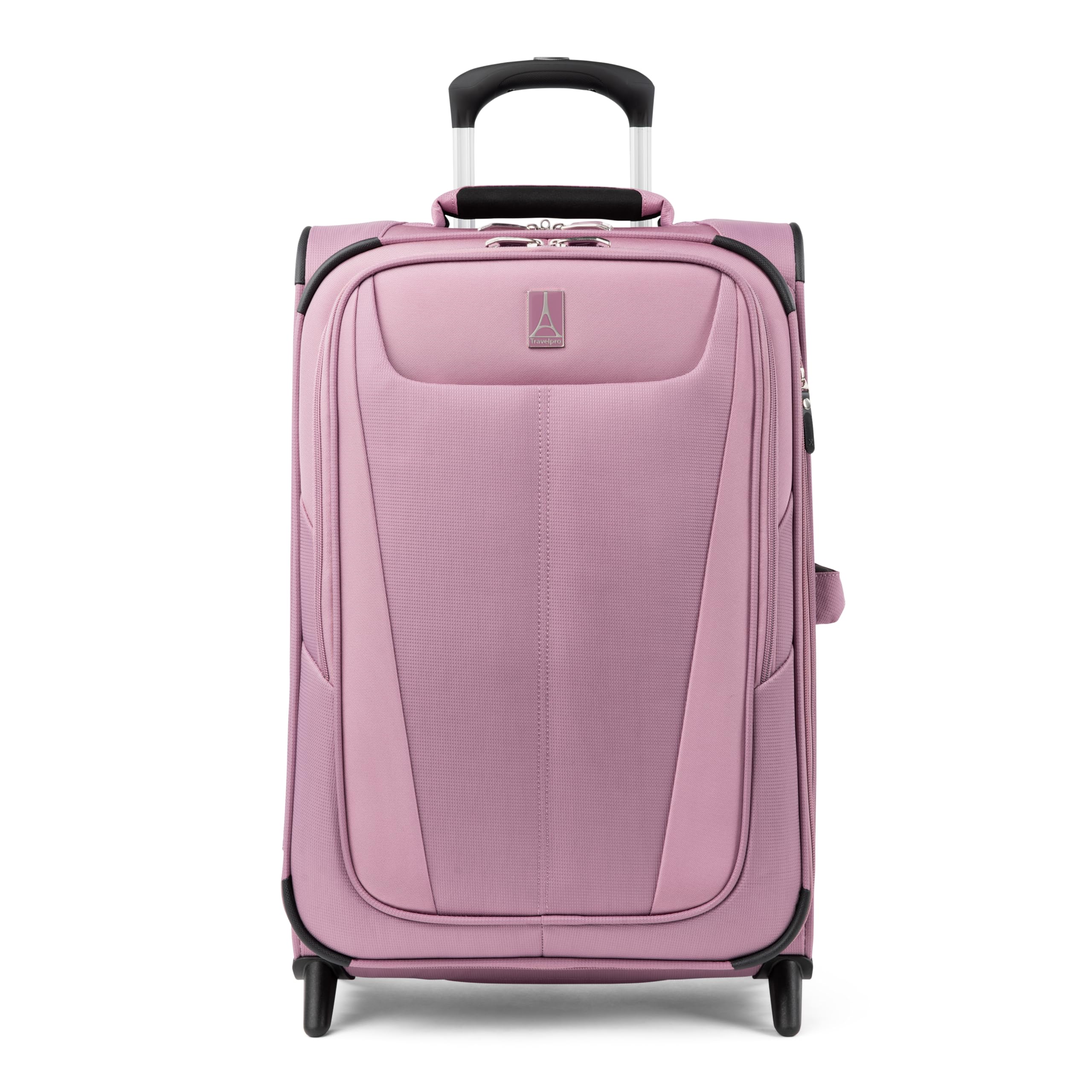 Travelpro Maxlite 5 Softside Expandable Upright 2 Wheel Luggage, Lightweight Suitcase, Men and Women, Orchid Pink Purple, Carry-on 22-Inch, Maxlite 5 Softside Lightweight Expandable Upright Luggage