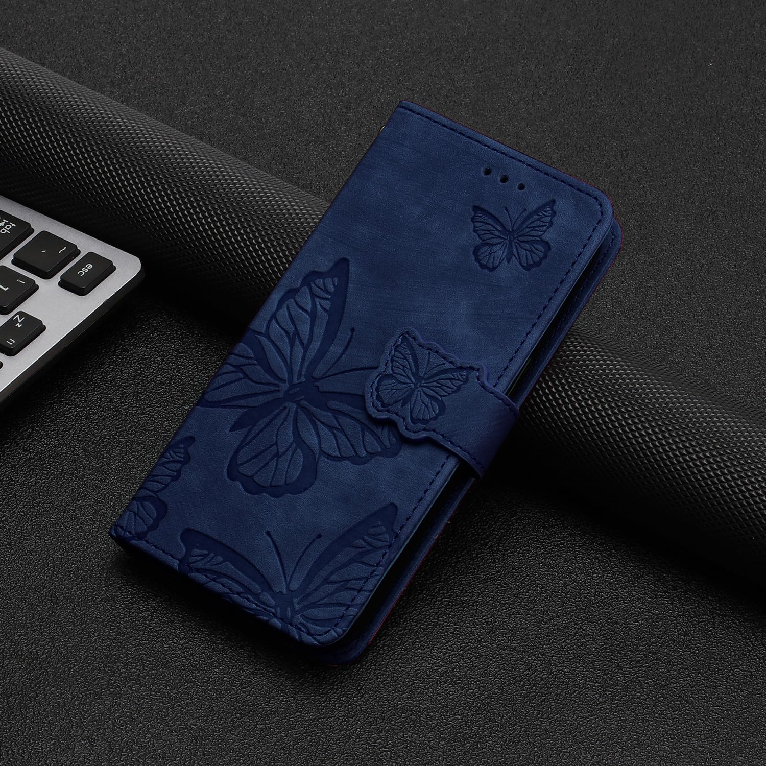 Sunrive Cover compatibile con Xiaomi Redmi 12, Custodia con supporto di stand e in Pelle artificiale per carte di credito Portafoglio Flip Chiusura