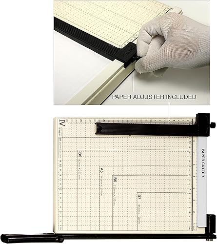Miniatura 3 de VViViD Cortador de papel de 12 pulgadas, guillotina sin cuchillas, B7, B6, A5, B5, A4