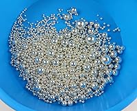 Vista 3 de Chispas de azúcar de Navidad de 4.2 onzas, mezcla de chispas para cupcakes para hornear Manvscakes Jimmies Cookie Crystal Decorating Nonpareils