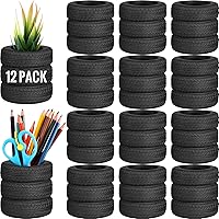 Vista 1 de 12 soportes para bolígrafos en forma de neumático, soporte para lápices de neumáticos de automóvil, accesorios de papelería para escritorio, niños