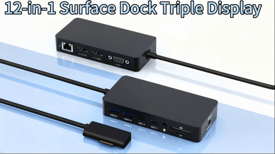 Amazon.com: Surface Pro Docking Station with Triple Displays 2