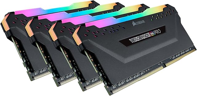 Corsair Vengeance RGB PRO RAM - 64 GB (4 x 16 GB) - DDR4 3600 DIMM CL18
