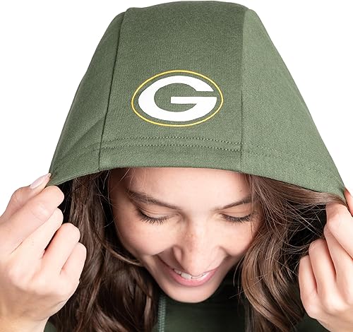 Miniatura 8 de Ultra Game NFL - Sudadera con capucha para mujer, súper suave, con cuello de lazo
