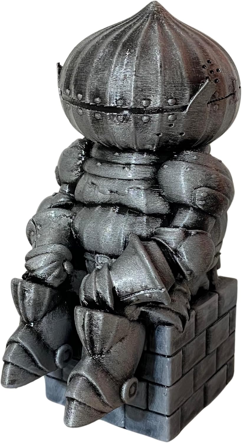 Siegmeyer Action Figure, Dark Sauls, Onion Knight Statue, Video Games Gift, Siegmeyer of Catarina (Large 8'' 20cm)