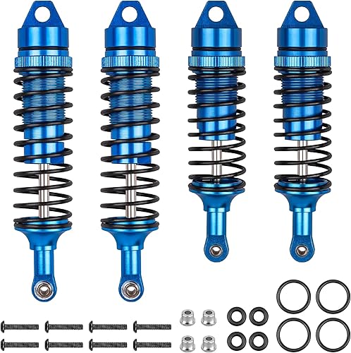4 piezas de aleación de aluminio delantero y trasero choques para 110 Traxxas Slash 2WD 4X4 Rustler 4X4 VXL Hoss Stampede Bandit Nitro Amortiguador disponible en Yaxa Peru