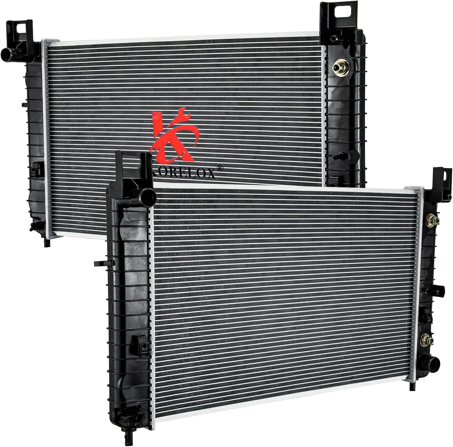 CU2334 Chevy Silverado Radiator Compatible with 1999-2006 Chevy Silverado 1500 2500 3500 Tahoe Pickup 4.3L V6 4.8L 5.3L V8 Gas & GMC Sierra 1500 2500 Yukon XL 1500 Aluminium Core 28in Only