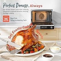 Vista 10 de COSORI Combo de horno tostador y freidora de aire, freidora de aire inteligente 12 en 1, encimera de horno de convección Sous Vide, hornear, asar