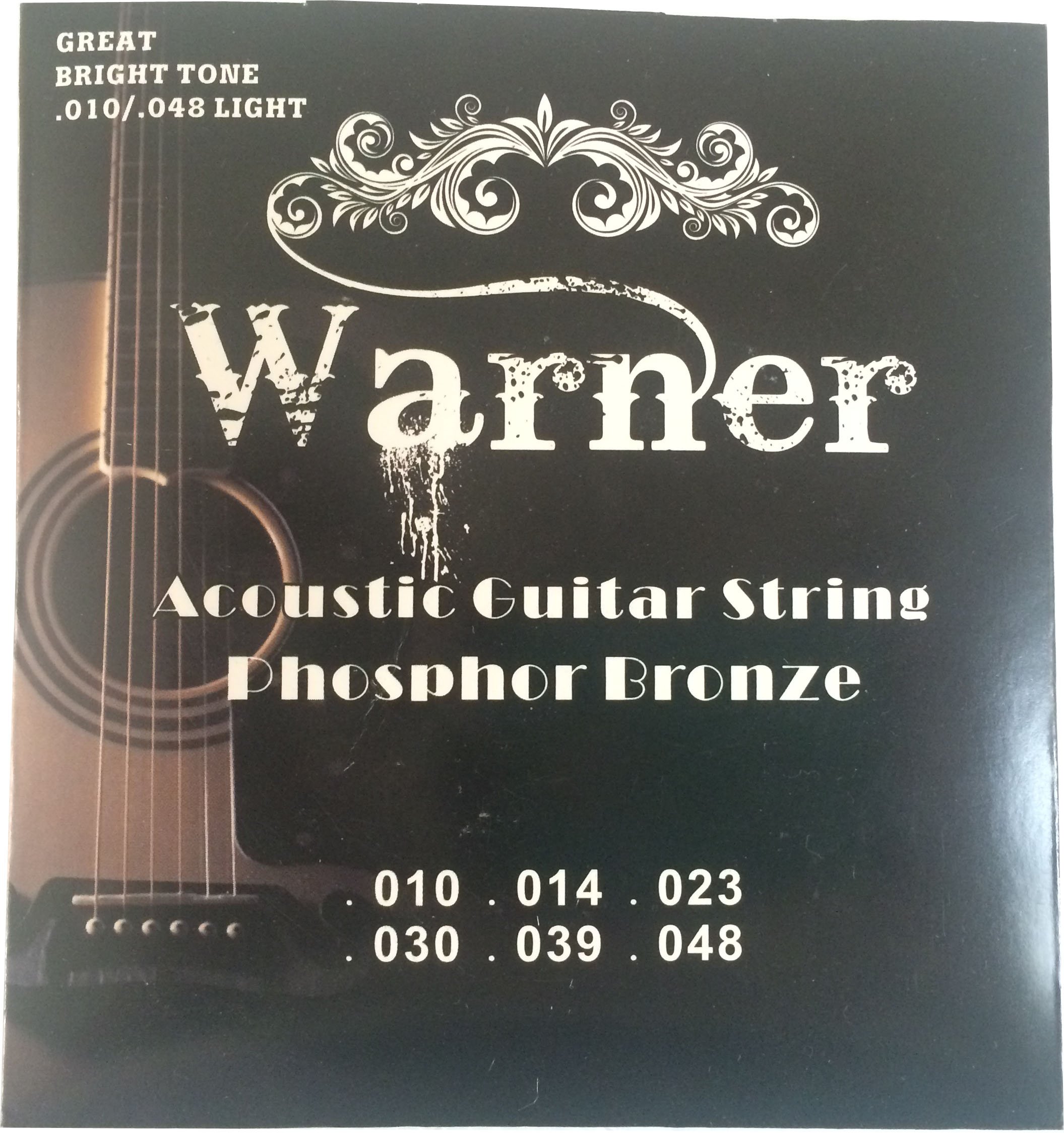 BamBah India Warner Germany WR-1100 Imported Acoustic Guitar Strings Extra Light Special