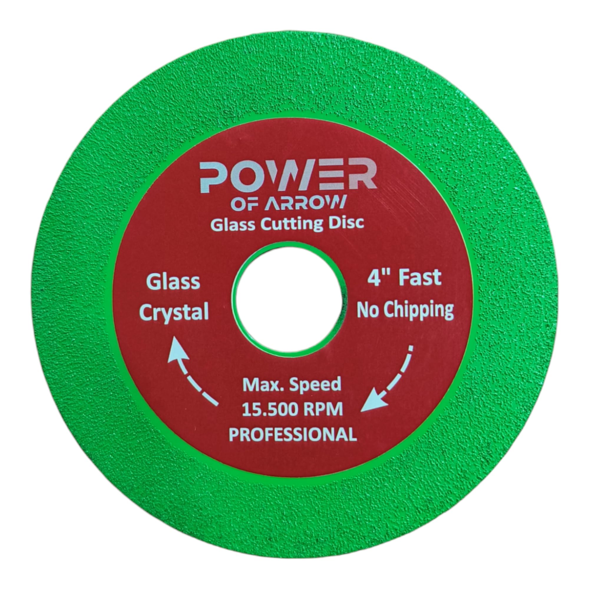 Power Of Arrow Glass Cutting Disc, 4 Inch Glass Ceramic Cutting Disc for Angle Grinder, Diamond Ultra-Thin Saw Blade for Smooth Cutting, Grinding of Glass,Crystal, Wine Bottles, Tile (Green, 1 Pack) (B0DC6S22VS) Amazon Price History, Amazon Price Tracker