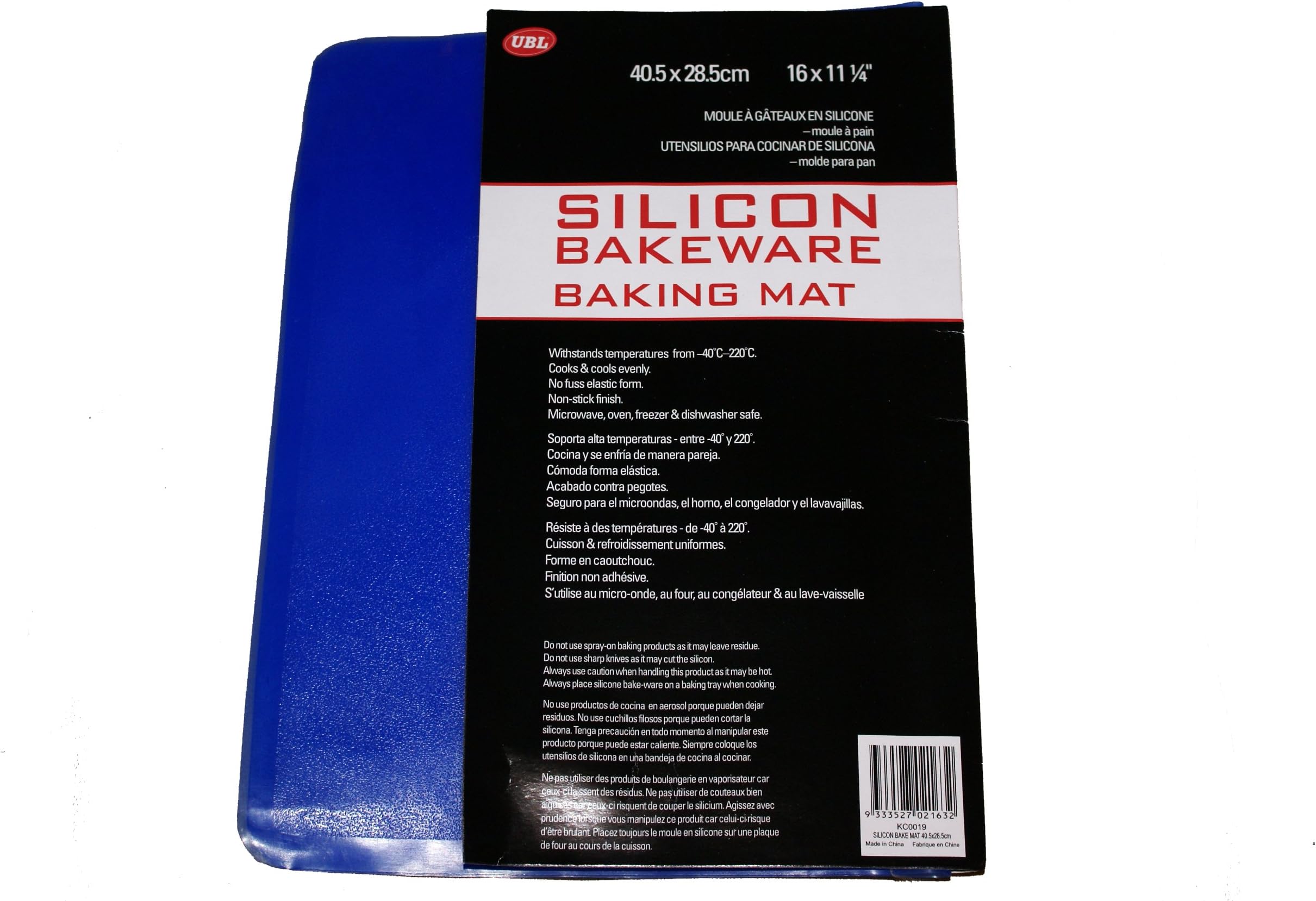 SILICONE BAKING MAT 40.5 X 28.5cm AVAILABLE IN 4 COLOURS