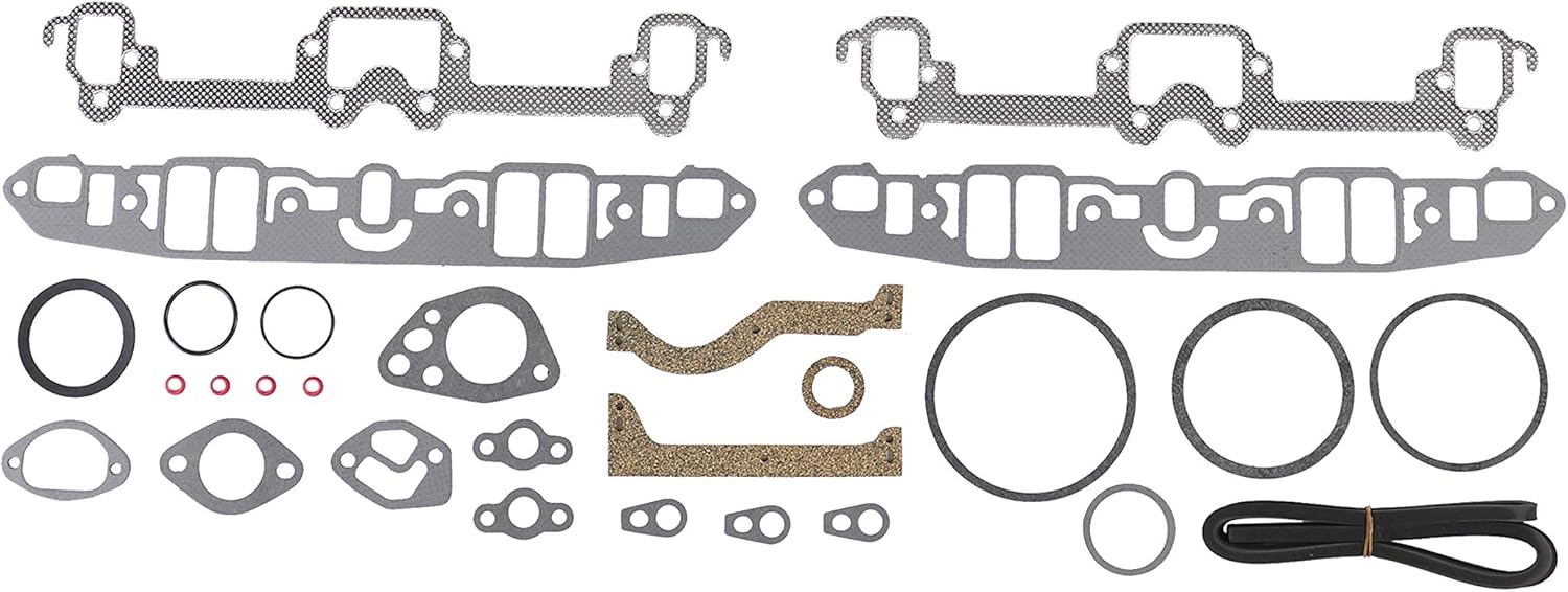 DNJ HGS1153 Head Gasket Set for 1976-1989 Chrysler, Dodge, Plymouth Aspen, B100, B150 5.2L-5.9L V8 16V OHV 5211cc