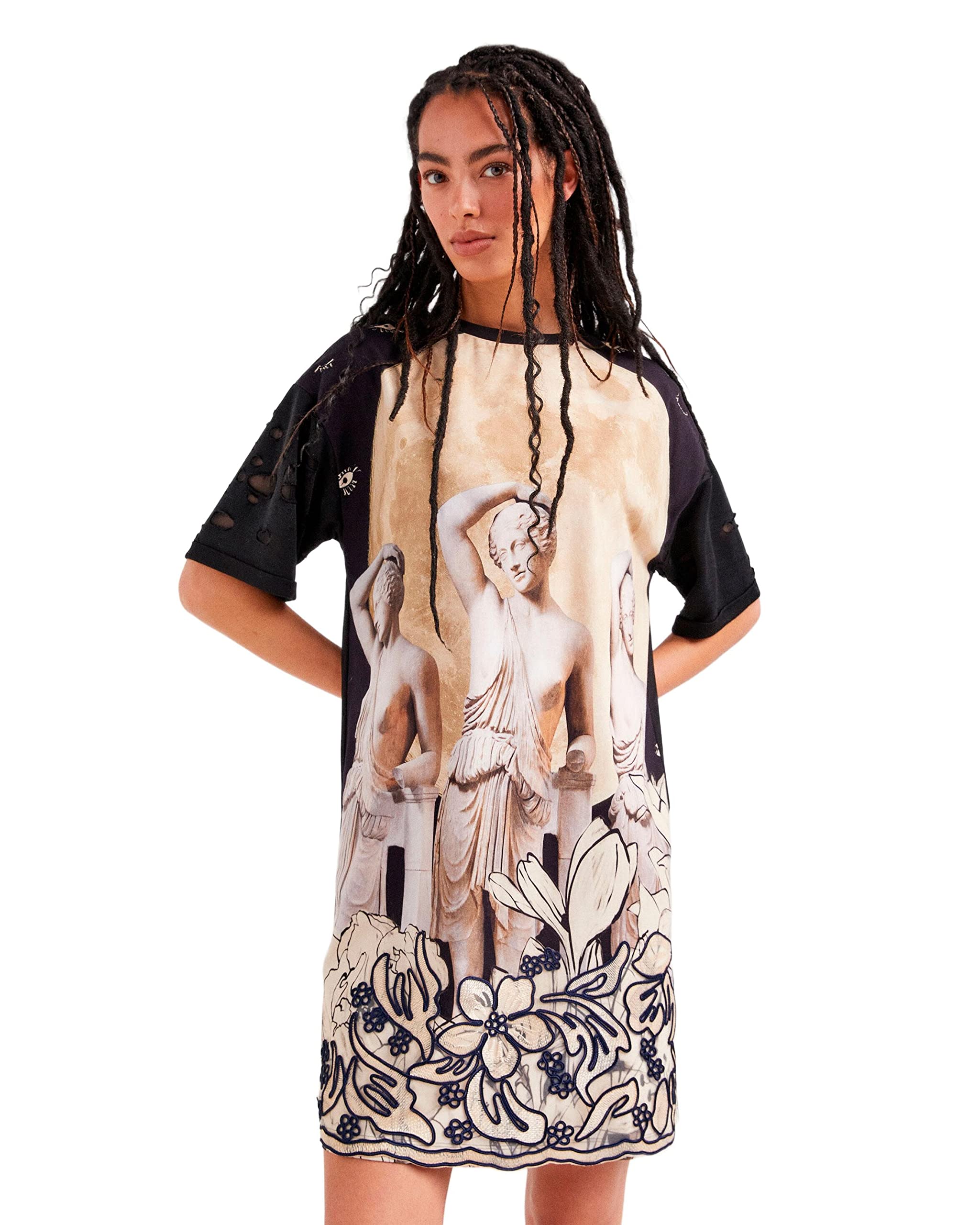 Desigual Vest_Atenas Vestido Casual. Mujer