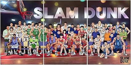 Amazon Co Jp アニメ スラムダンク大集合で家族全員で写真を撮る ポスター 漫画プリント キャンバス壁絵 リビングルーム装飾 部屋飾り 壁の絵 壁掛け ソファの背景絵画 木枠付きの完成品 誕生日プレゼントとして 新年の贈り物 新婚のプレゼント 木枠付きの完成品