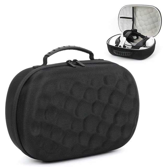 Growalleter Funda para Oculus / Meta Quest 3, funda de viaje compatible con la mayoría de correas VR