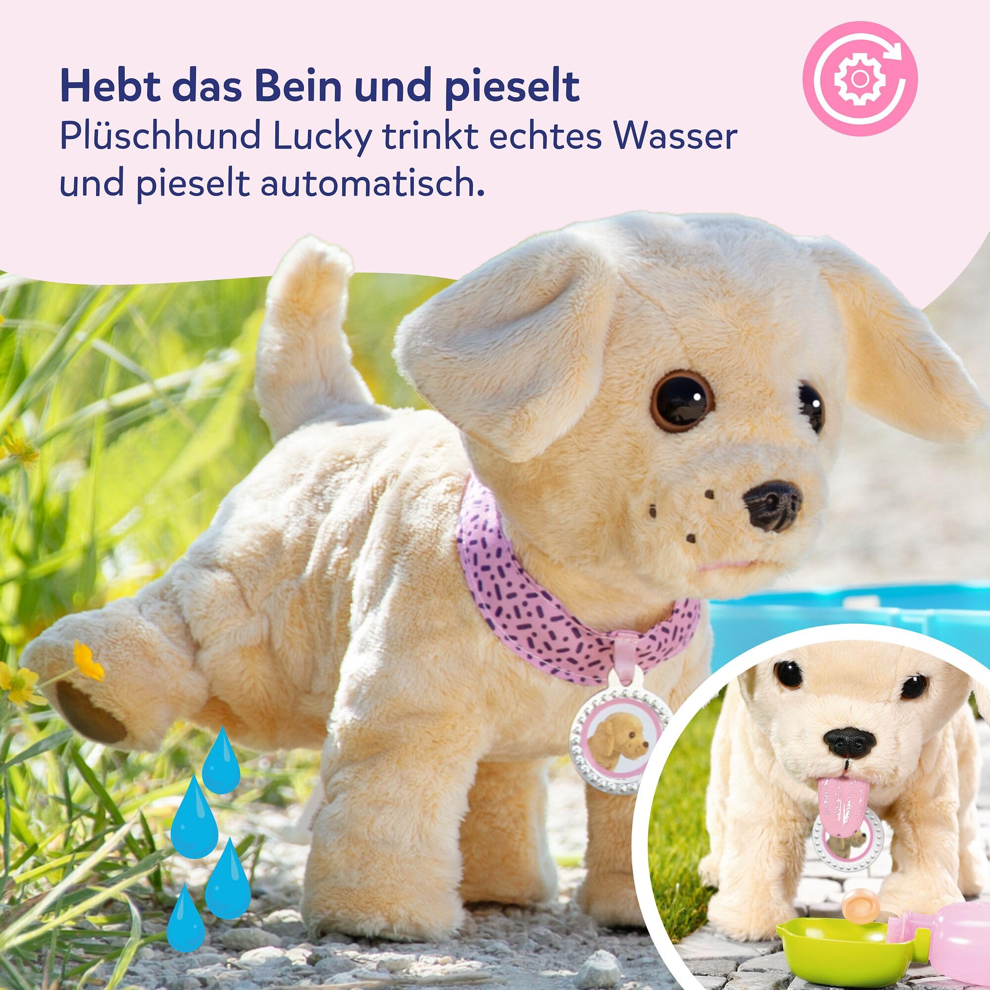 BABY Born Mein Hund Lucky mit Transportbox | 5 Funktionen, Transportbox, Batterien erforderlich