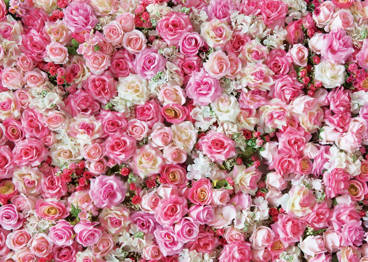 Dudaacvt 8x6ft Floral Backdrop for Photography Valentine's Day Backdrop Wedding Backdrops Spring Flower Backdrop Birthday Party Decoration Bridal Shower Backdrop D040