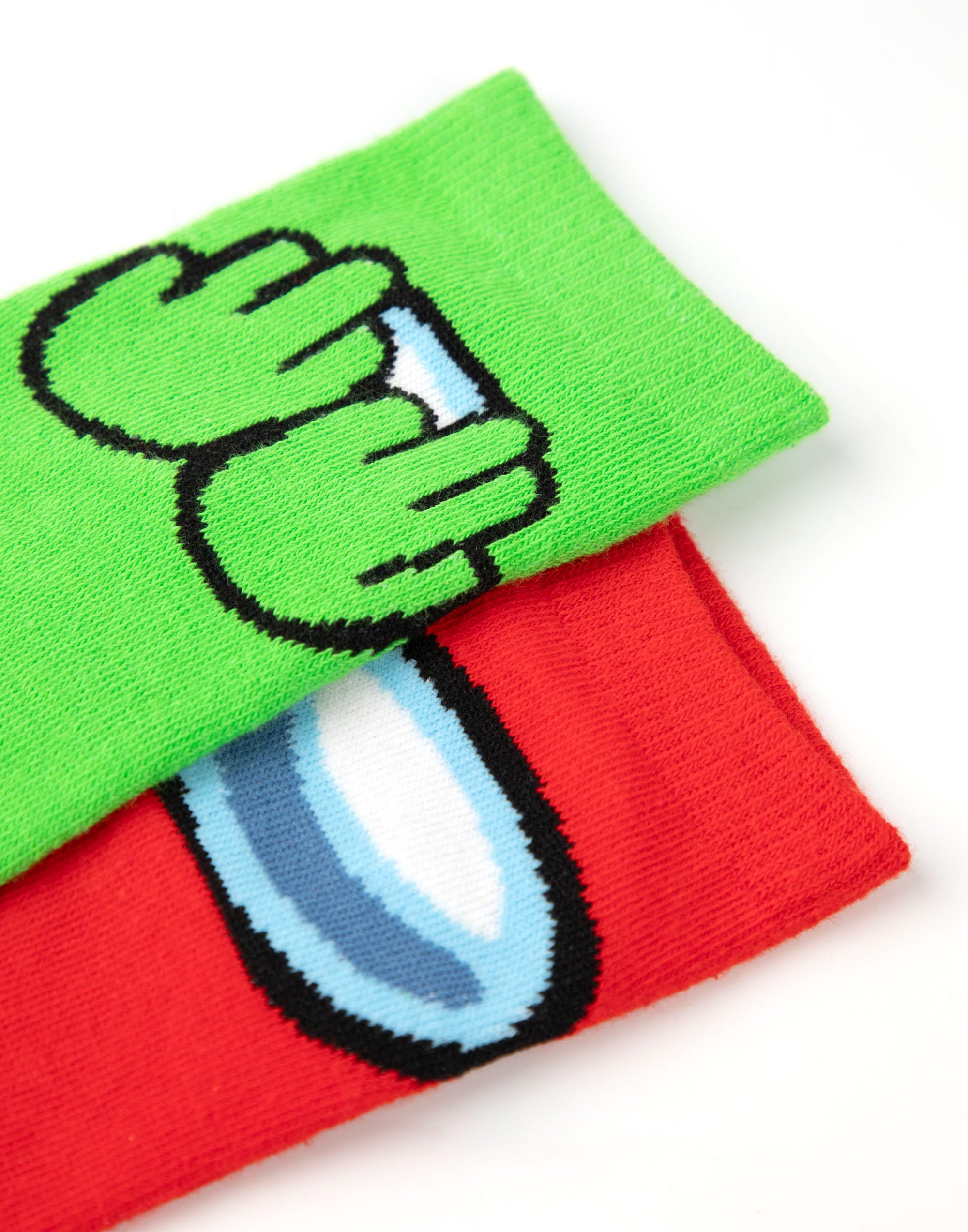 Among Us Chaussettes multicolores Crewmates | 5 paires de designs graphiques amusants pour les garçons | Marchandise de jeu confortable et ludique