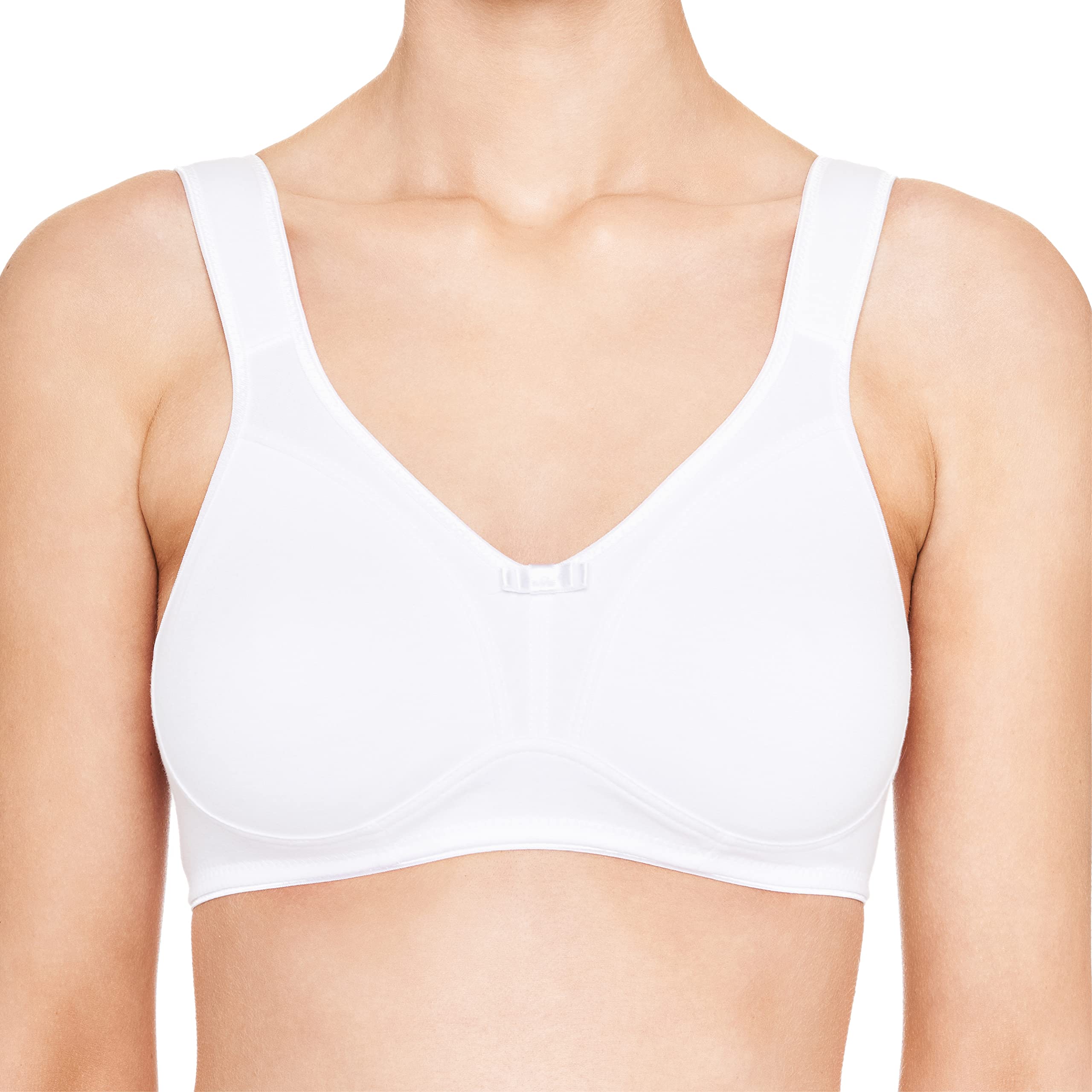 Susa Women's Underwired Bra 9617 Non-Wired Bra, White (White 003), 38C