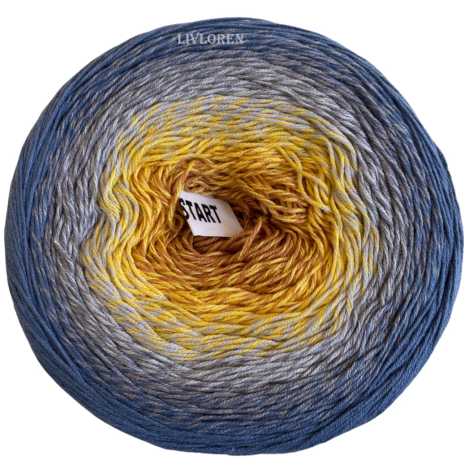 Yarn Art Flowers Yarn 55% Cotton 45% Acrylic 250gr 1094yds Multicolor Cotton Yarn Rainbow Crochet Yarn Spring Summer 2 Sport (316)