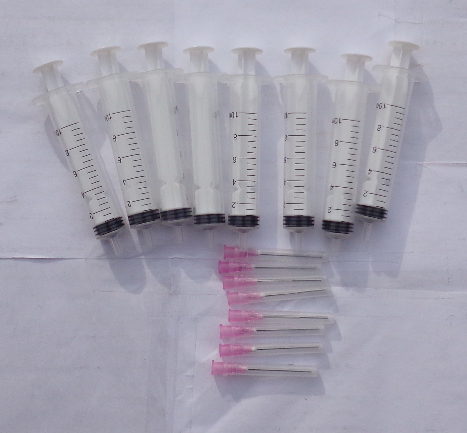 X8 10Ml Syringes + Blunt Nozzles (Nozzels) For Refilling Your Ciss Ink System