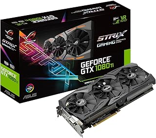 ASUS ROG STRIX GeForce GTX 1080 TI 11GB VR Ready 5K HD Gaming Graphics Card (ROG-STRIX-GTX1080TI-11G-GAMING) (Renewed)