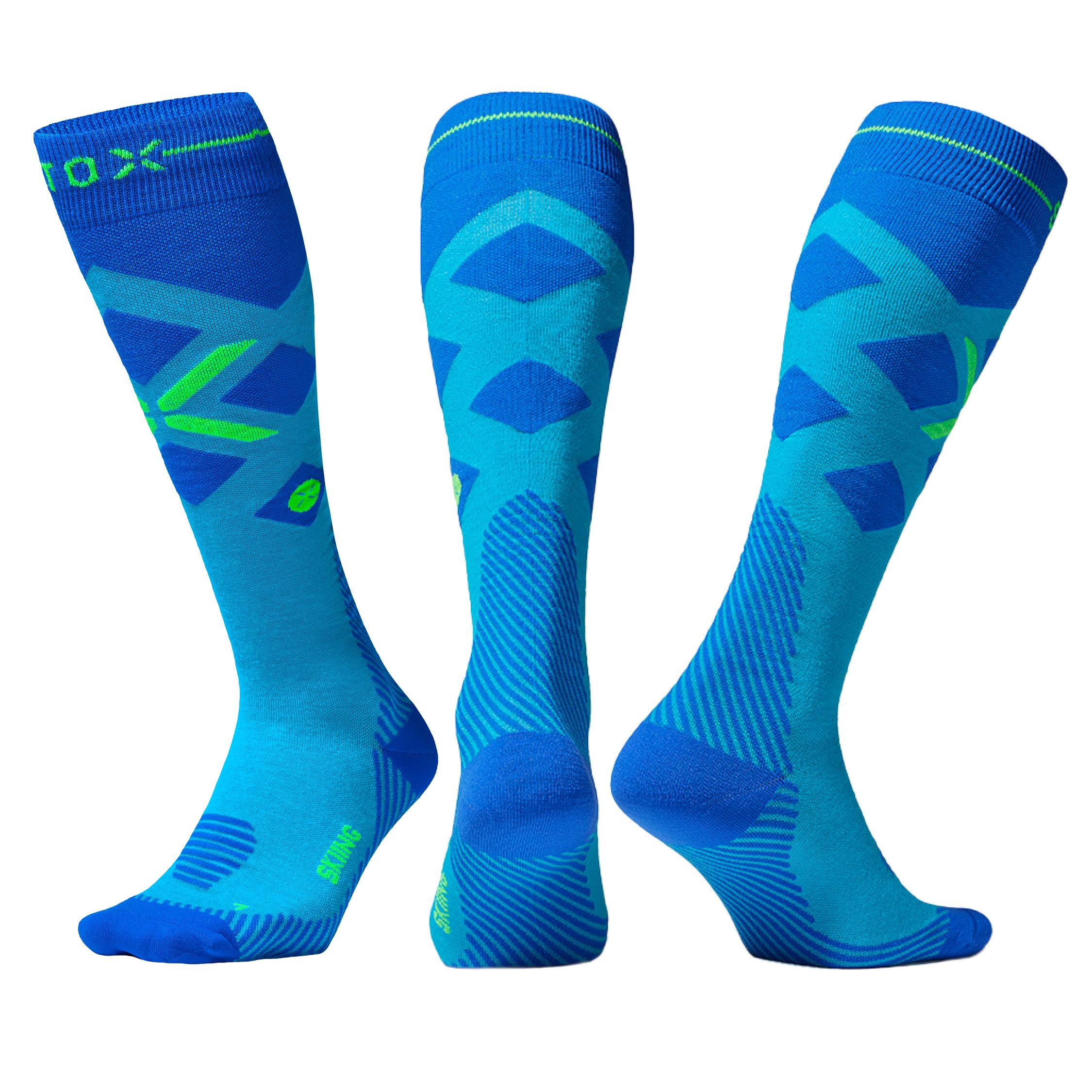 STOX Energy Socks, Calze Sci Uomo, Classe di Compressione 23-32 mmHg, Calze da Sci con Lana Merino, Nessun freddo ai Piedi, Calze da Snowboard, Calze da Sci