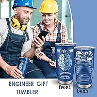 Vista 3 de Regalos de ingeniero, regalos de ingeniería mecánica y aeroespacial, regalo de jubilación para ingeniero, Vaso 20oz