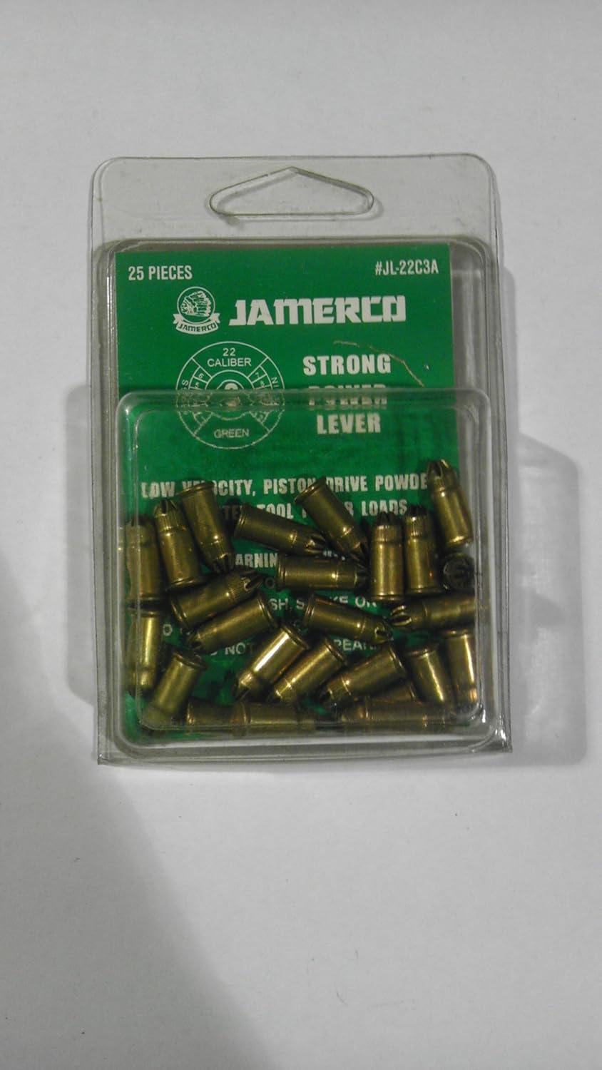 JAMERCO STRONG POWER LOADS LOW VELOCITY, PISTON DRIVE POWDER ACTUATED