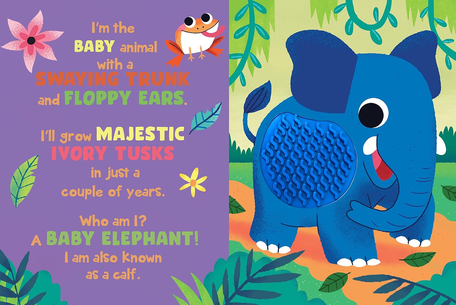 Little Hippo Books In the Wild - Silicone Touch and Feel Board Book - Sensory Board Book (Touch & Feel Sensory Board Books for Baby & Toddler Time) - Image 6