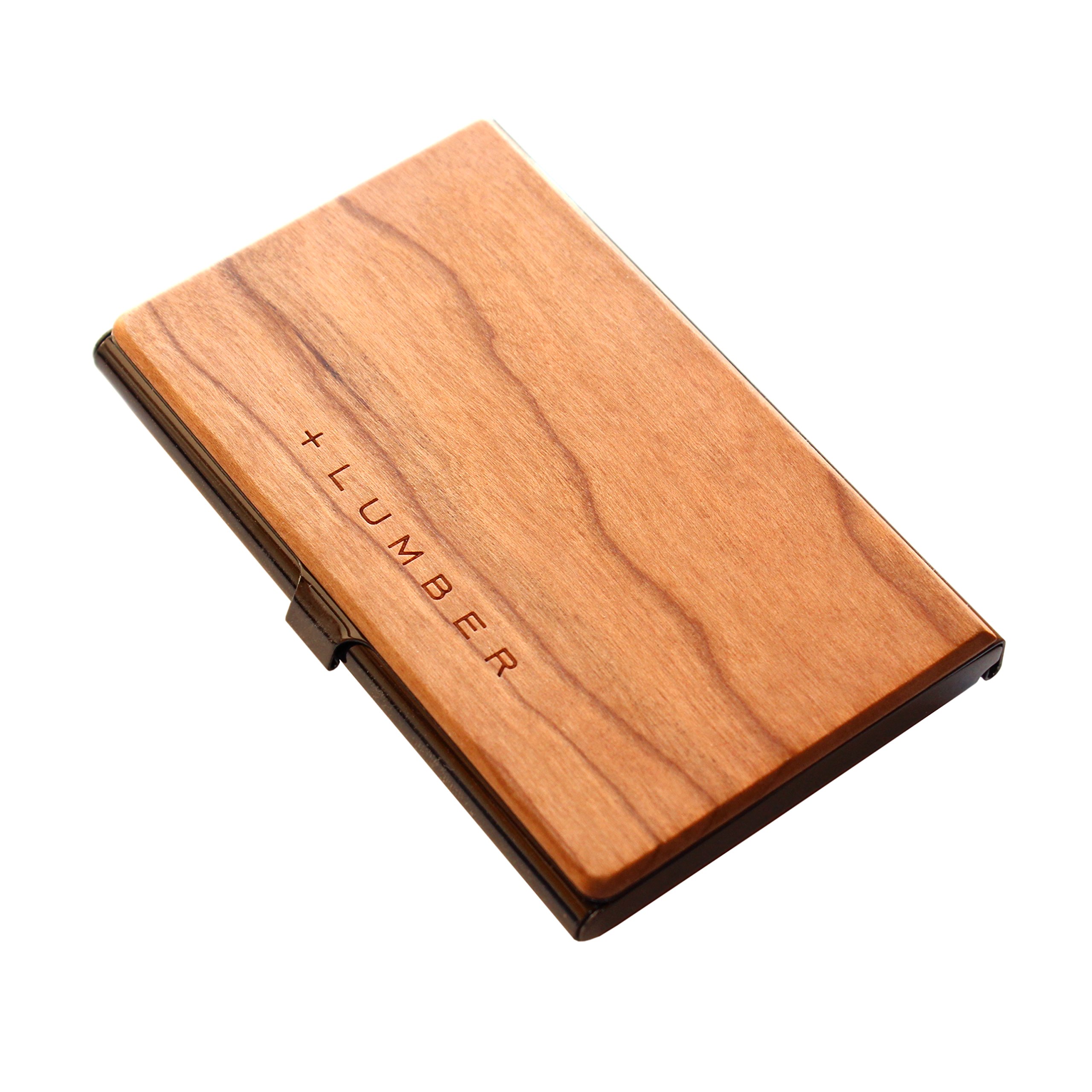 +LUMBER by Hacoa CARD CASE 重厚感のあるステンレス素材と銘木をあわせた木製名刺入れ・カードケース (Ebony) LUMBER by Hacoa CARD CASE 重厚感のあるステンレス素材と銘木をあわせ
